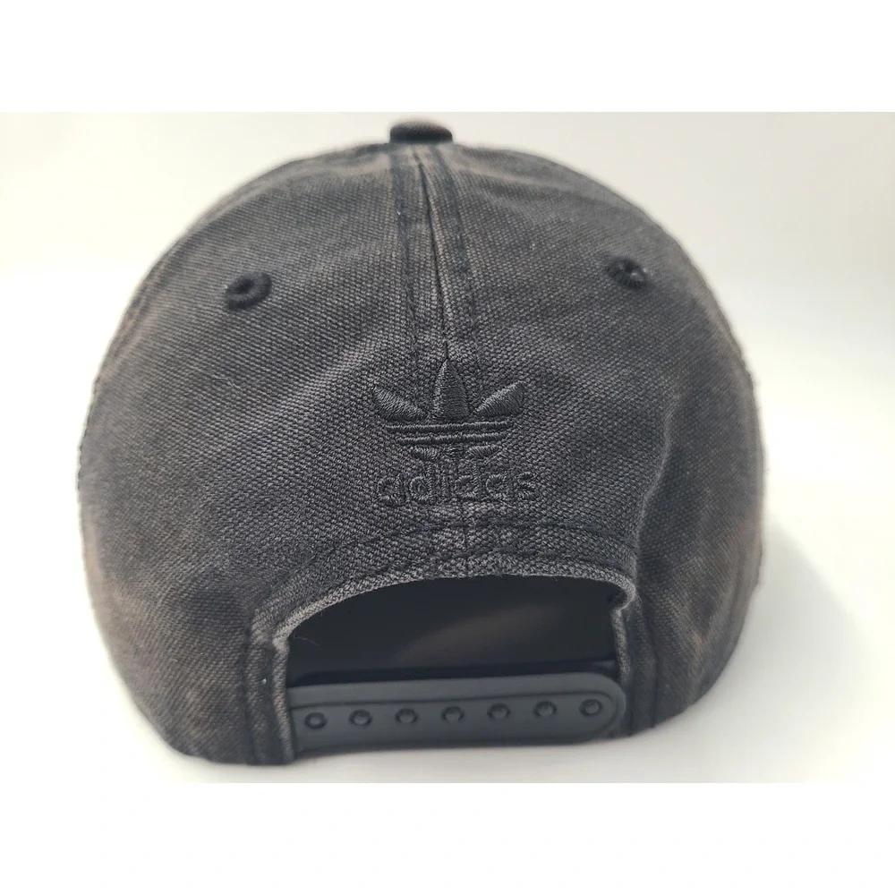 Adidas Trefoil Logo Snapback Hat Cap Cotton Casual Outdoor Men Women Black White